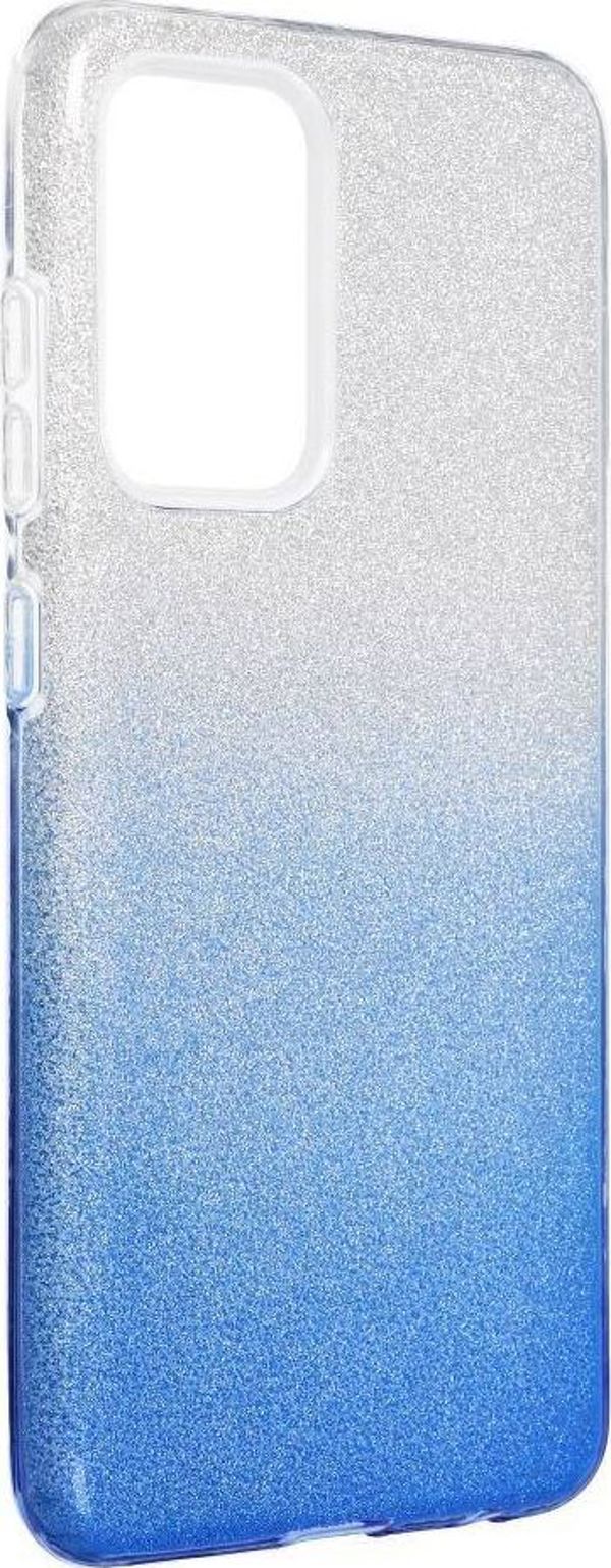 Θήκη FORCELL SHINING για SAMSUNG Galaxy A52 5G / A52 LTE ( 4G ) διαφανής/μπλε