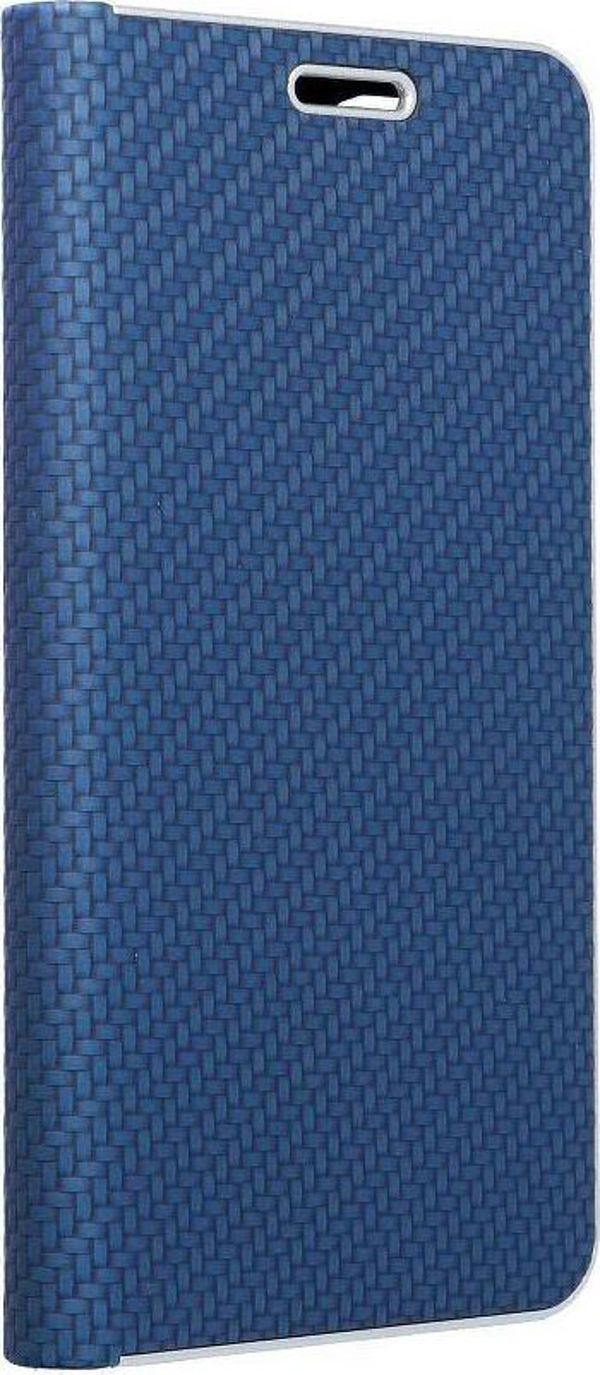 Θήκη Forcell LUNA Book Carbon για SAMSUNG Galaxy S21 μπλε