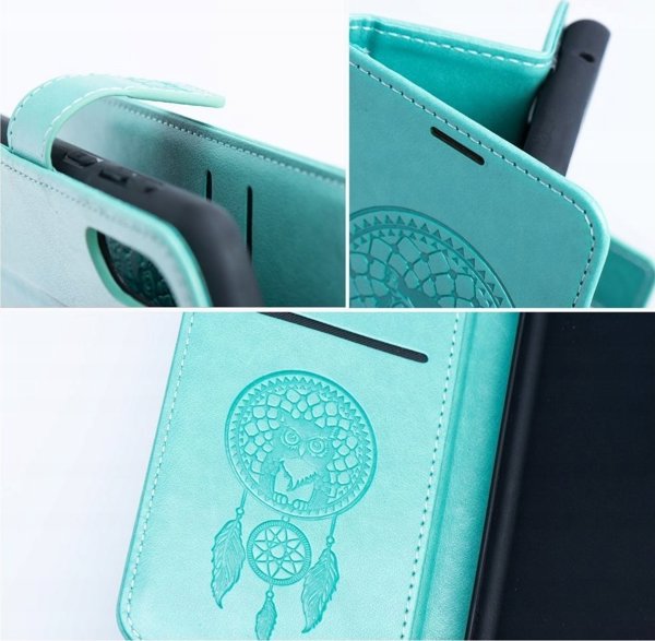 Θήκη βιβλίου ForCell Kabura MEZZO για XIAOMI Redmi 13C / POCO C65 ονειροπαγίδα πράσινη