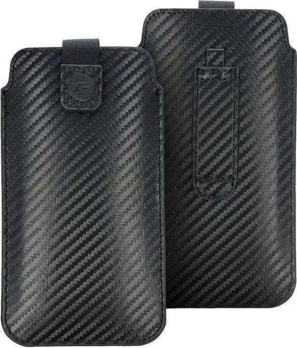 ForCell Θήκη Forcell POCKET Carbon - Μοντέλο 09 - για IPHONE 13 mini / 6 / 7 / 8 / 12 mini SAMSUNG S3 (i9300) / S4 (i9500) / A3