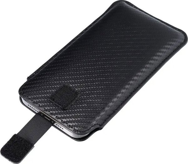 ForCell Θήκη Forcell POCKET Carbon - Μοντέλο 09 - για IPHONE 13 mini / 6 / 7 / 8 / 12 mini SAMSUNG S3 (i9300) / S4 (i9500) / A3