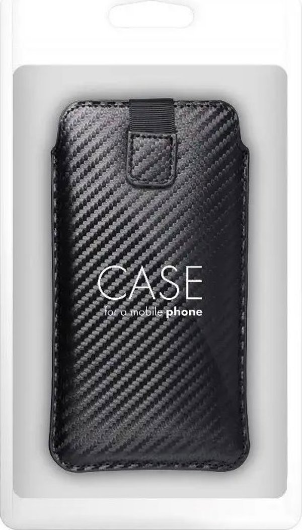 ForCell Θήκη Forcell POCKET Carbon - Μοντέλο 09 - για IPHONE 13 mini / 6 / 7 / 8 / 12 mini SAMSUNG S3 (i9300) / S4 (i9500) / A3