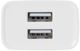 Φορτιστής 2 USB με καλώδιο GT-RJ331 Λευκό
