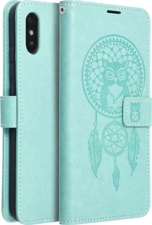 Θήκη βιβλίου ForCell MEZZO για XIAOMI Redmi 9AT / Redmi 9A πράσινος ονειροπαγίδα