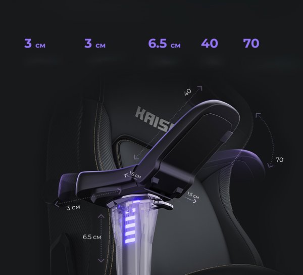 Καρέκλα gaming Kaiser 4 L Anda Seat δερμάτινη καφέ
