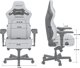 Καρέκλα gaming Kaiser 4 L Anda Seat δερμάτινη καφέ