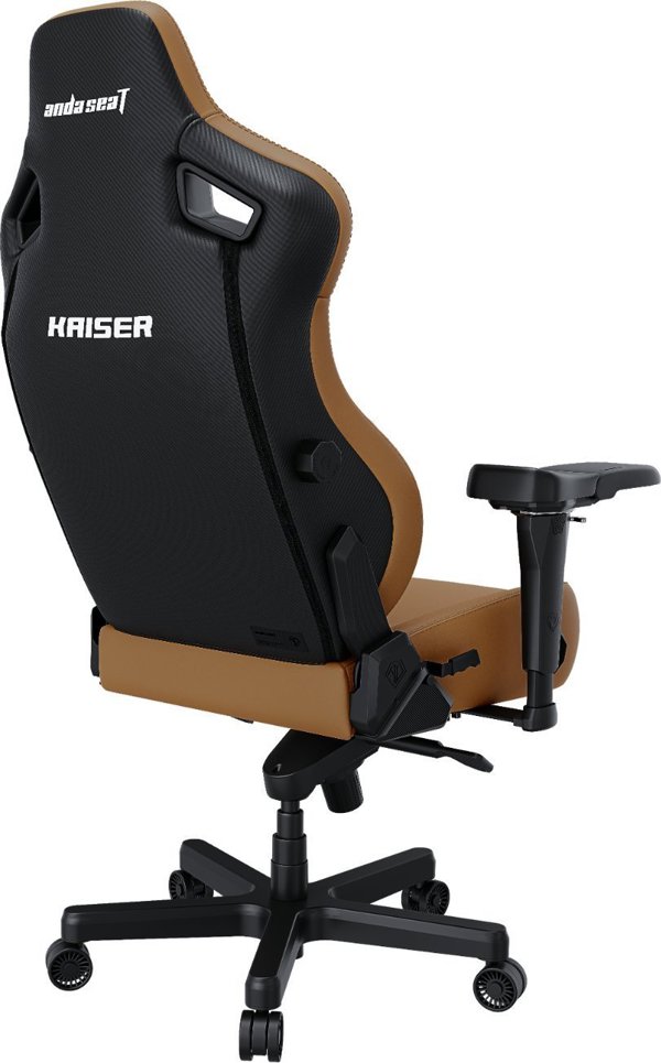 Καρέκλα gaming Kaiser 4 L Anda Seat δερμάτινη καφέ