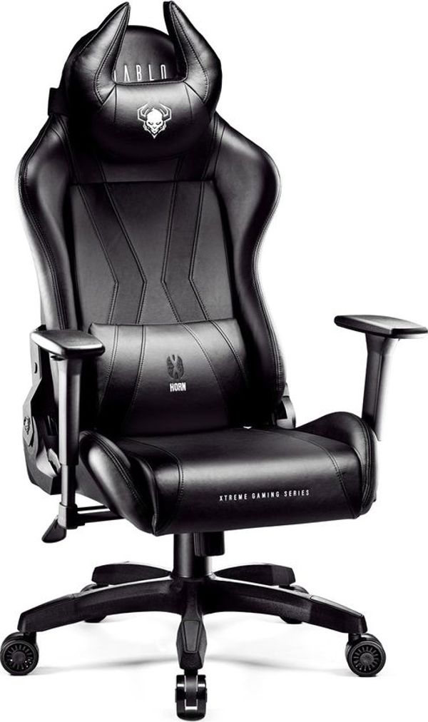 Πολυθρόνα Diablo Chairs X-Horn 2.0 King Size Μαύρο