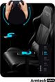 Πολυθρόνα Diablo Chairs X-Horn 2.0 King Size Μαύρο