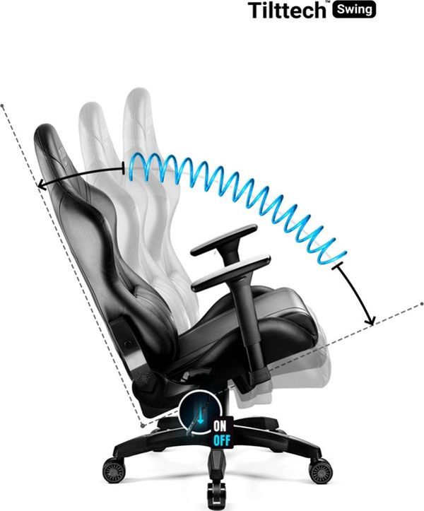 Πολυθρόνα Diablo Chairs X-Horn 2.0 King Size Μαύρο