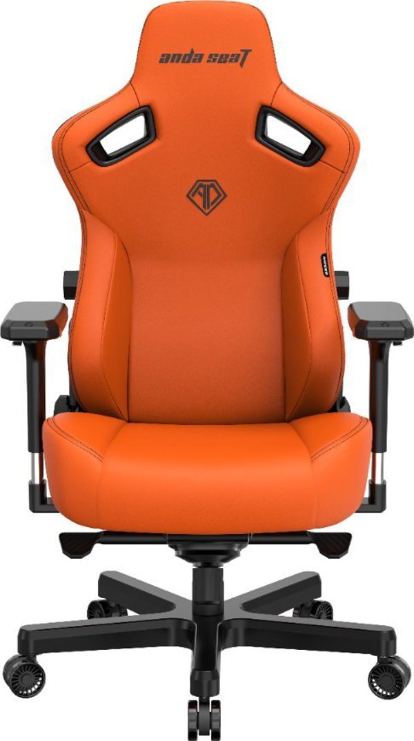 Περιστρεφόμενη δερμάτινη καρέκλα gaming Anda Seat Kaiser 3 XL πορτοκαλί