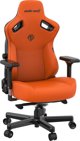 Περιστρεφόμενη δερμάτινη καρέκλα gaming Anda Seat Kaiser 3 XL πορτοκαλί