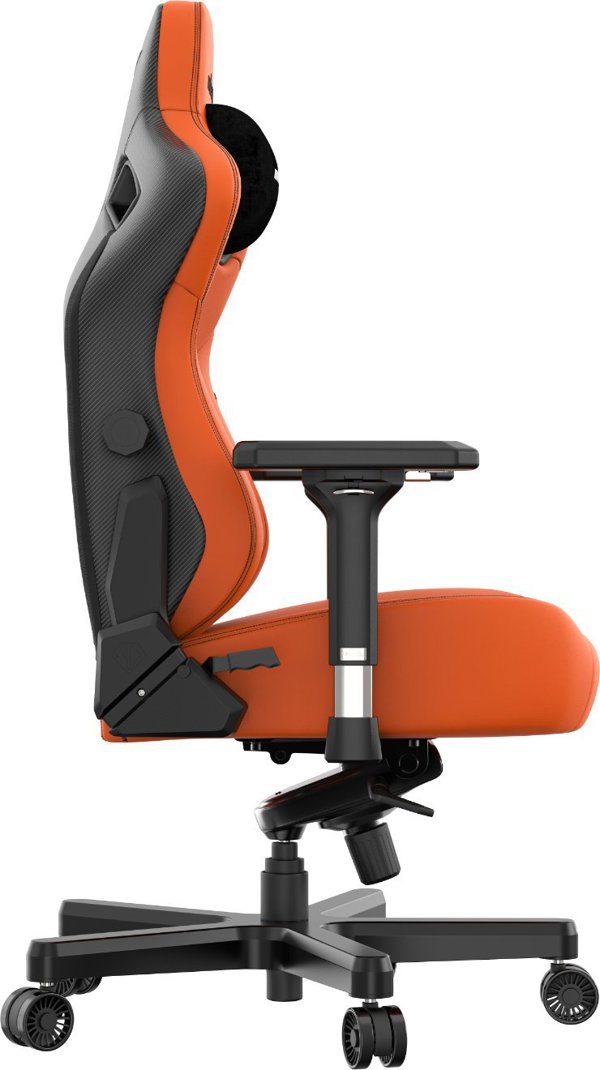 Περιστρεφόμενη δερμάτινη καρέκλα gaming Anda Seat Kaiser 3 XL πορτοκαλί