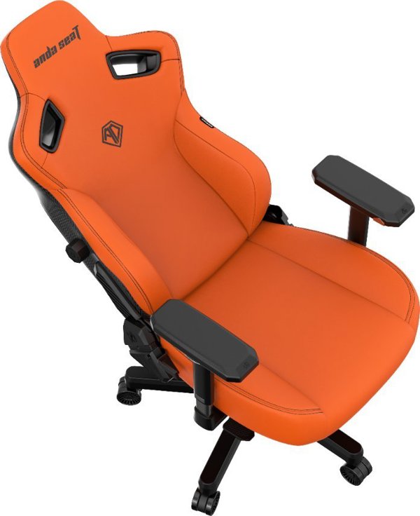 Περιστρεφόμενη δερμάτινη καρέκλα gaming Anda Seat Kaiser 3 XL πορτοκαλί