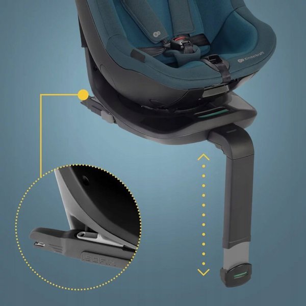 Κάθισμα αυτοκινήτου KinderKraft KINDERKRAFT I-GUARD I SIZE, γραφίτης μαύρο, KCIGUA00BLK0000