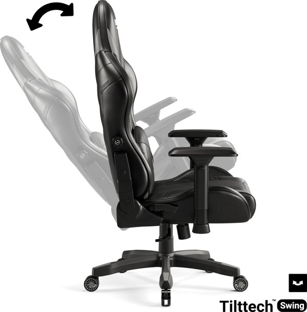 Fotel Diablo Chairs X-Ray 2.0 King Size, Czarno-szary, XL
