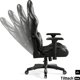 Fotel Diablo Chairs X-Ray 2.0 King Size, Czarno-szary, XL
