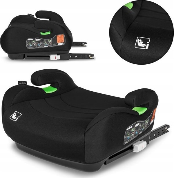 Κάθισμα αυτοκινήτου Lionelo Luuk Fix i-Size, 22-36kg, μαύρο