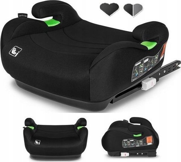 Κάθισμα αυτοκινήτου Lionelo Luuk Fix i-Size, 22-36kg, μαύρο