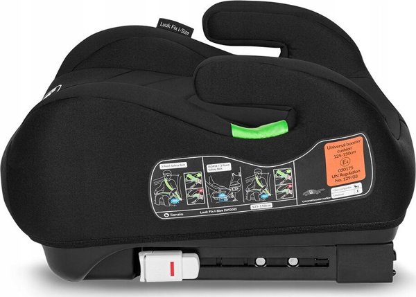 Κάθισμα αυτοκινήτου Lionelo Luuk Fix i-Size, 22-36kg, μαύρο
