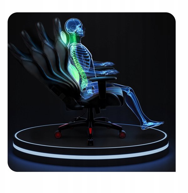 Fotel Gamingowy Diablo X-One 2.0 Small: Czarno-czerwony