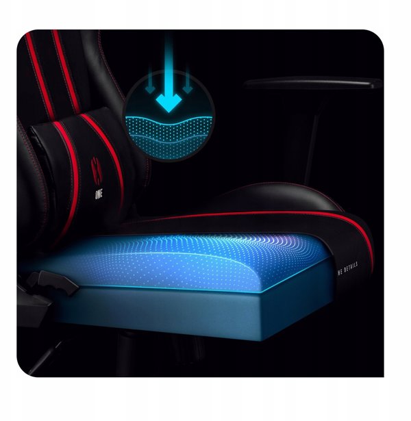 Fotel Gamingowy Diablo X-One 2.0 Small: Czarno-czerwony