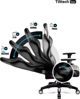 Καρέκλα Diablo Chairs X-Horn King Size Μαύρο-Λευκό
