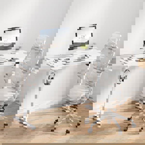 Πολυθρόνα γραφείου SENSE7 NOBU ανοιχτό γκρι