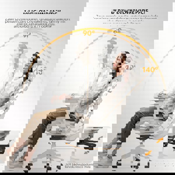 Πολυθρόνα γραφείου SENSE7 NOBU ανοιχτό γκρι