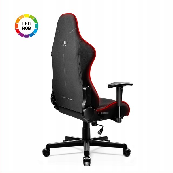 Πολυθρόνα gaming LED Diablo Chairs Diablo X-Starter: μαύρο