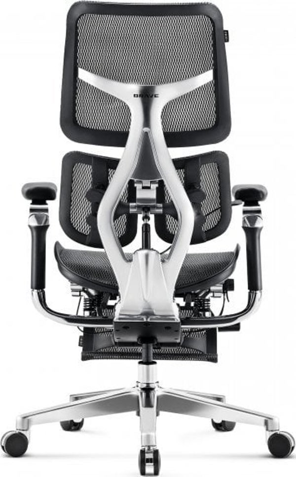 Fotel Diablo Chairs BRAVE Fotel biurowy ergonomiczny V-KINETIC czarny