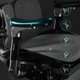 Fotel Diablo Chairs BRAVE Fotel biurowy ergonomiczny V-KINETIC czarny