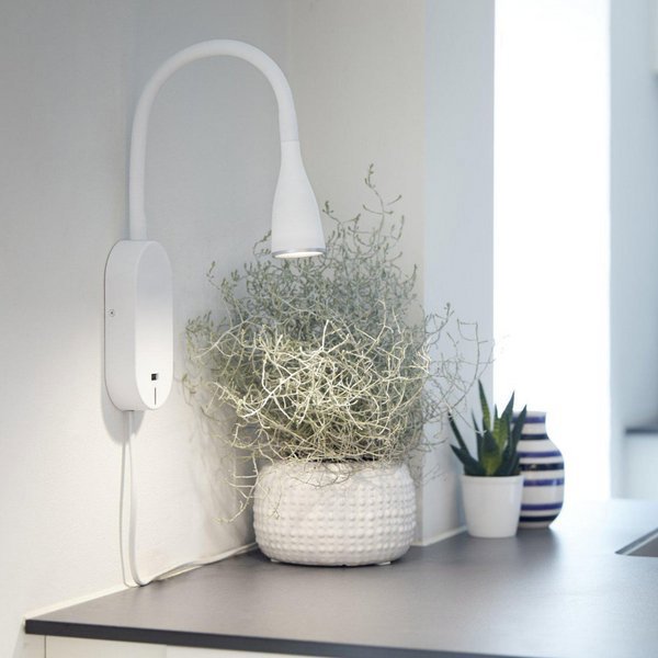 ΦΩΤΙΣΤΙΚΟ ΤΟΙΧΟΥ EYE USB LED ΛΕΥΚΟ