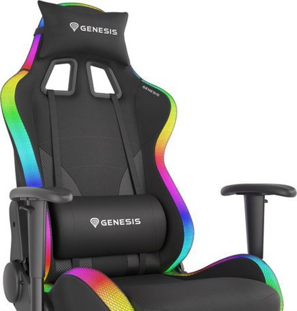Καρέκλα Genesis Trit 600 RGB μαύρη (NFG-1577) 6526930 5901969425482