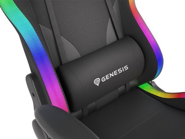 Καρέκλα Genesis Trit 600 RGB μαύρη (NFG-1577) 6526930 5901969425482