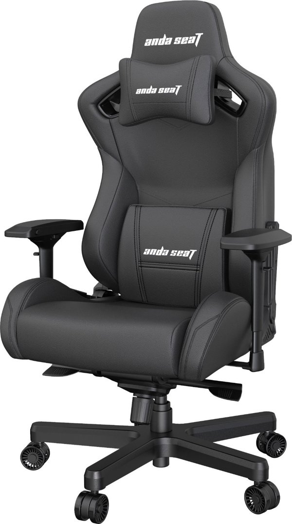 Καρέκλα Γραφείου Gaming Anda Seat Anda Seat Kaiser 2 XL Δερμάτινη Μαύρη Περιστρεφόμενη