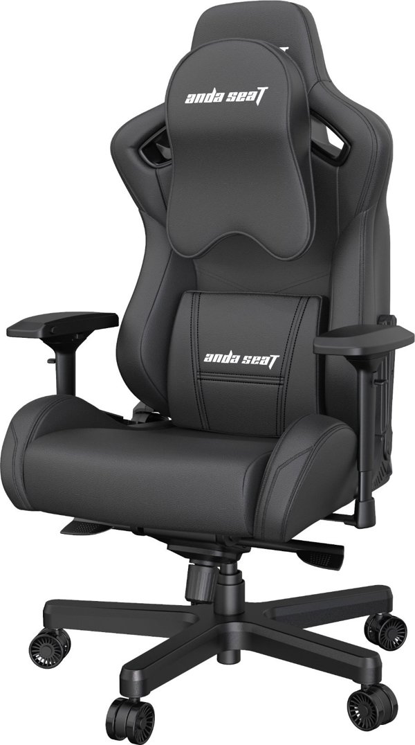 Καρέκλα Γραφείου Gaming Anda Seat Anda Seat Kaiser 2 XL Δερμάτινη Μαύρη Περιστρεφόμενη