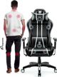 Πολυθρόνα Diablo Chairs X-ONE 2.0 KING Μαύρο-λευκό