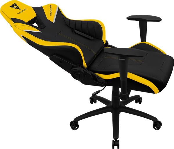 ThunderX3 TC5 Gaming Καρέκλα, Εργονομική με Ρυθμιζόμενα Μαξιλάρια, Κίτρινο Χρώμα