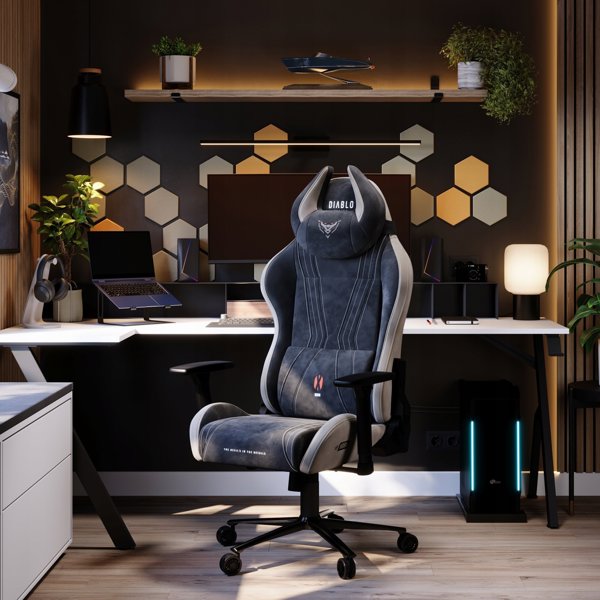 Fotel Diablo Chairs X-Horn 2.0 Normal Size Camel Black