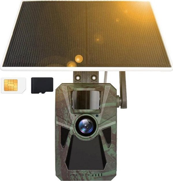 Φωτοπαγίδα με Ηλιακό Πάνελ KJK FKPCAM (FK-HC10) KJK