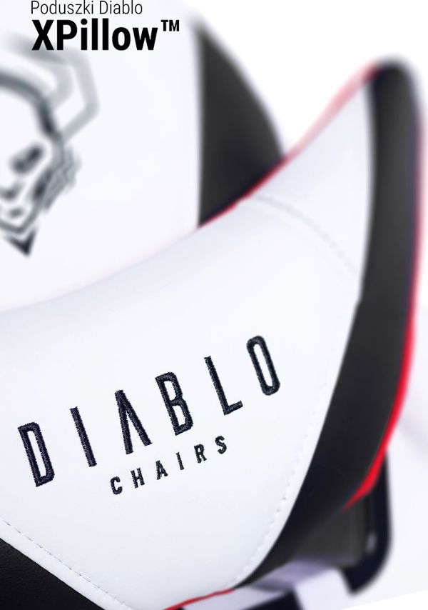 Καρέκλα Diablo Chairs X-RAY King Size XL λευκό