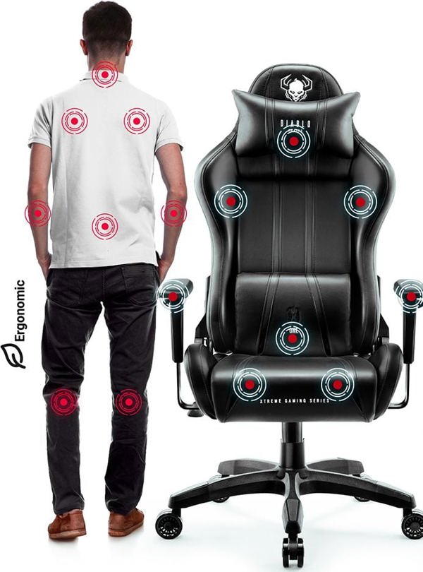 Καρέκλα Diablo Chairs X-ONE 2.0 NORMAL μαύρο