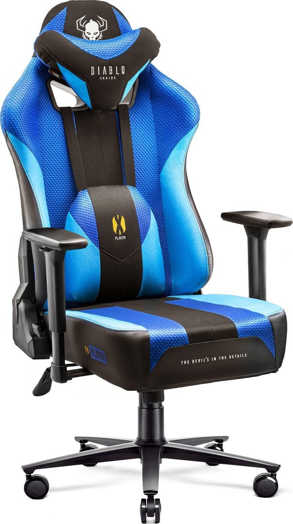 Πολυθρόνα Diablo Chairs X-Player 2.0 Frost Black Κανονικό Μέγεθος