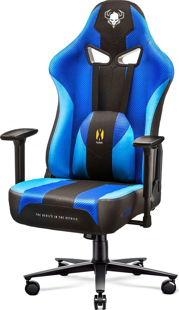 Πολυθρόνα Diablo Chairs X-Player 2.0 Frost Black Κανονικό Μέγεθος