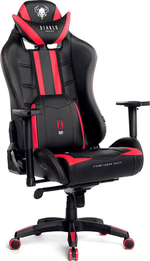 Καρέκλα Diablo Chairs X-RAY King Size XL Μαύρο-Κόκκινο