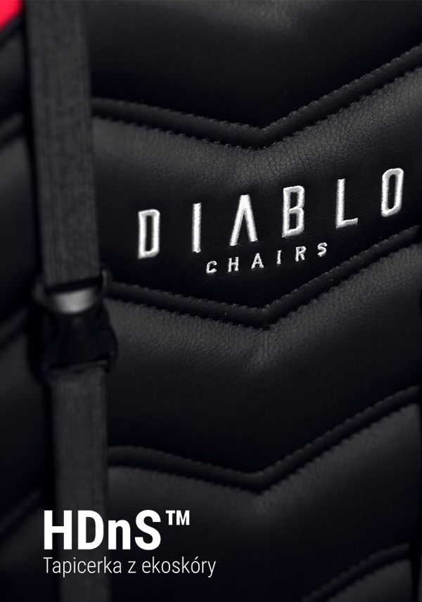 Καρέκλα Diablo Chairs X-RAY King Size XL Μαύρο-Κόκκινο