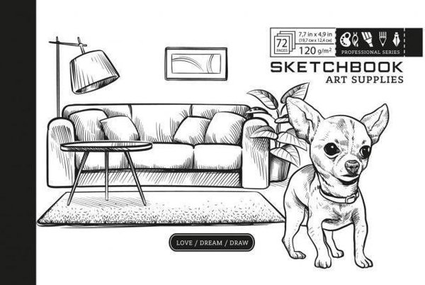 Fresh Sketchbook 197x124mm, 72 Φύλλα, 100g, Με Σκληρό Εξώφυλλο (TW)