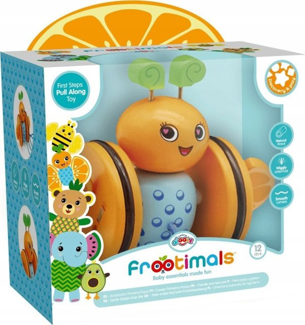 FROOTIMALS pull along toy - Orangiefly, FT00027