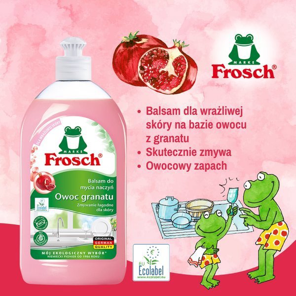 Frosch Frosch Βάλσαμο Πιάτων Ρόδι 500ml...